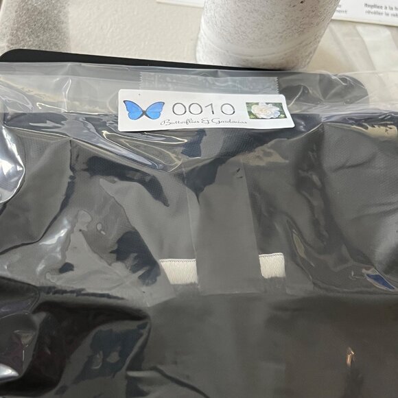 H&M Shirt Womens Small Black Semi-Sheer Top Brass Studded Scoop Neck Tee - Picture 15 of 15